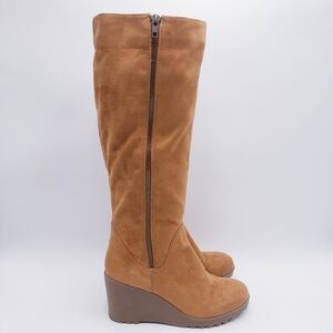 Nine West Tan Heeled Boots